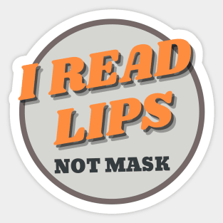 Hearing Impaired Read Lips Sticker